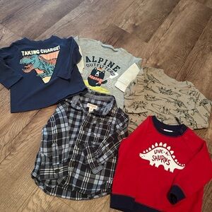 Baby boy long sleeve bundle lot 12 months